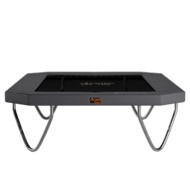 Avyna Trampoline Opbouw 305x225 (223) met net &ndash; Grijs