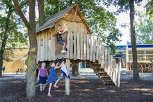 Robinia Boomhuis voor openbaar gebruik 300cm x 380cm