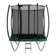 Avyna Trampoline Opbouw 340x240 (234) met net &ndash; Groen