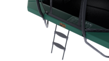 Avyna Trampoline Opbouw 520x305 (352) met net &ndash; Groen