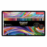 STABILO Original Kleurpotloden Metalen Doos, 38st.