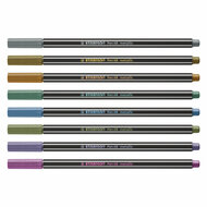 STABILO Pen 68 Metallic Viltstiften, 8st.