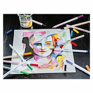 STABILO Pen 68 Brush ARTY Viltstiften, 24st.