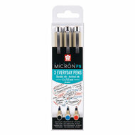 Sakura Pigma Micron Pn Office-Set 3 Kleuren