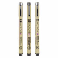Sakura Pigma Micron Etui 3 Fineliners Zwart 02-04-08