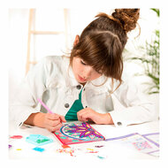 Totum Diamond Painting Dagboek - Flower Mandala Roze