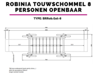 Robinia Goliathschommel 8 personen 340 cm