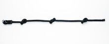 Klim- en knopentouw 260 cm, diameter 26 mm, zwart