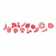 Colorations - Fruit en Groente Stempels, 14st.