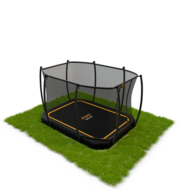 Avyna Trampoline InGround 380x255 (238) met net | Zwart