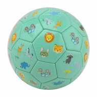 Happy World Kunstlederen Speelbal Blauw, 14cm