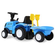 Looptractor New Holland T7 met aanhanger blauw 2-in-1