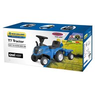 Looptractor New Holland T7 met aanhanger blauw 2-in-1