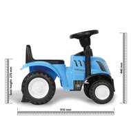 Looptractor New Holland T7 met aanhanger blauw 2-in-1