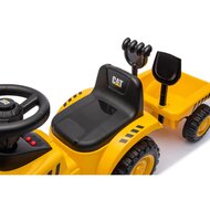 Looptractor Caterpillar Tractor met Aanhanger Geel 2in1
