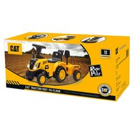 Looptractor Caterpillar Tractor met Aanhanger Geel 2in1