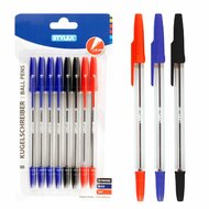 Stylex Balpennen 1mm 8st 3kl.
