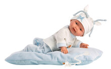 Llorens babypop Bebito jongen 26cm met kussen - vinyl badpop