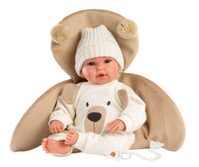 Llorens pop Osito  met berenkleed - 36 cm