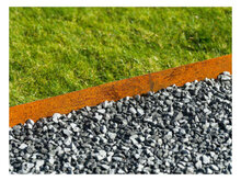 Borderrand 106x40 cm cortenstaal 4 stuks