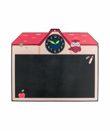 Krijtbord met klok