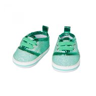 Heless Glitter sneakers mintgroen (38-45cm)