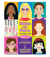Melissa &amp; Doug  Stickerblok Make A Face