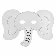 Colorations - Papieren Dierenmaskers, 16st.