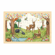 Goki Houten Legpuzzel in het Bos, 24st.