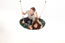 Nestschommel 100 cm diameter - verstelbaar tot 250 cm hoogte