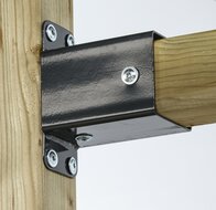 Hoekverbinding Muur Antraciet