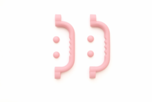 Kunststof Handgrepen Set Dice Pastelroze