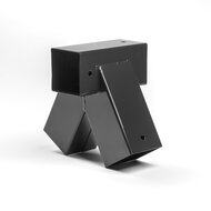 Hoekverbinding Recht 90&deg; Antraciet