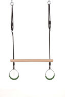 Ringtrapeze Met Metalen Ringen Ringen &ndash; Donkergroen