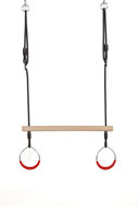 Ringtrapeze Met Metalen Ringen Ringen &ndash; Rood
