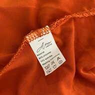 Statafelrok oranje 80 cm