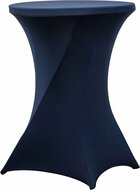 Statafelrok marineblauw 80 cm