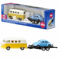 Siku 2567 VW T1 Met Aanhanger En VW Kever