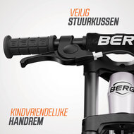 BERG loopfiets Biky Cross wit Handbrake 2-5 jaar 32 cm