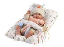 Llorens pop Mimi 42 cm met bumperkussen en winterkleding