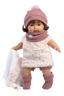 Llorens babypop Carla 42 cm met zachte knuffelkleding