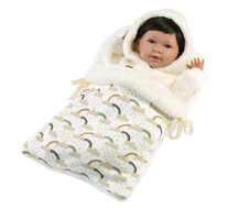 Llorens babypop Sofia 42cm met huilgeluid, slaapzak en speen