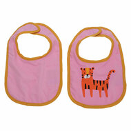 Slabbetje Set Roze, 2st.