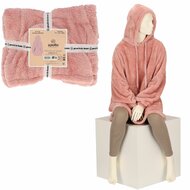 Apollo Huggle Hoodie Multi Pink OS