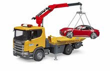 Bruder Scania Super 560R sleepwagen met roadster en licht en geluid