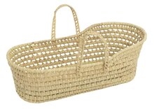 Poppendraagmand palmblad 50 cm voor poppen tot 36 cm