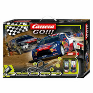 Carrera GO!!! Super Rally - Racebaan met 2 Auto's - 1:43
