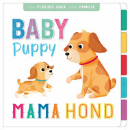 Flapjesboek Familie - Baby Puppy, Mama Hond