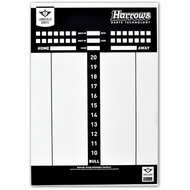 Scorebord voor Darts PVC 45x30 cm &ndash; Whiteboard | VPE 50