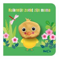 Kartonboek met Vingerpopje - Kuikentje Zoekt Zijn Mama